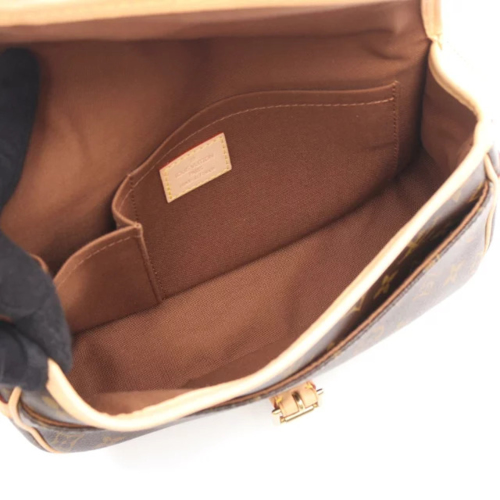 Louis Vuitton Sologne Shoulder Bag Canvas Leather Monogram Brown - Picture 3 of 10